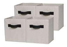 Load image into Gallery viewer, Foldable Cloth Storage Cube, Beige (4 or 6 pack)