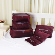 Load image into Gallery viewer, 6pce Oxford Cloth Suitcase Packing Cube Organizer