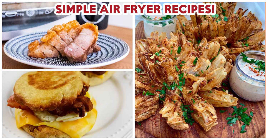 10 Air Fryer Recipes To Make Roast Pork, Prata Curry Puff, “McMuffins” And More