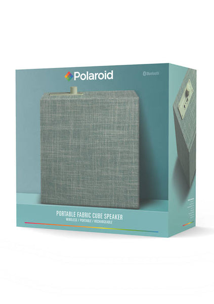 Polaroid Portable Fabric Cube Speaker only $17.50