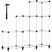 Homidec 6-Cube Bookcase Storage Bookshelf with Metal Hammer only $21.99