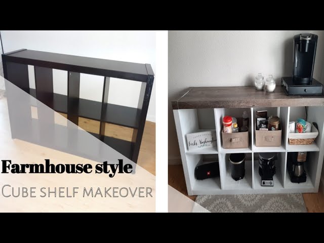 Hi guys welcome back to my channel if you are new thank you so much for stopping by! Today I am showing you how I revamped my cube shelf with faux wood ...