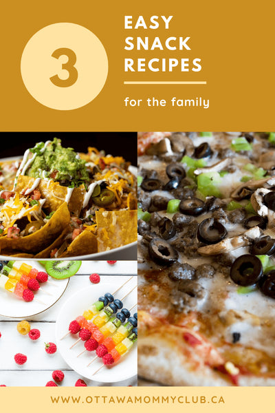 3 Easy Snack Recipes For The Family