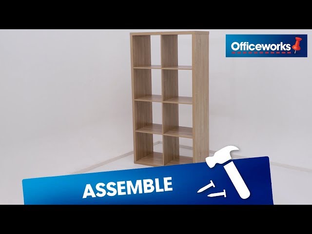 The Horsen 8 Cube Bookshelf has a minimalist, contemporary design that makes it perfect for the modern home or office