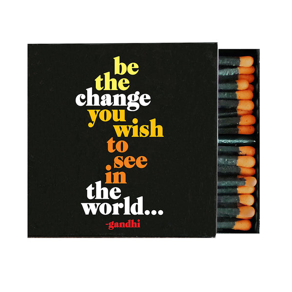 Matchboxes - X307- Be The Change (Gandhi)
