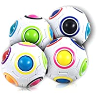 4-Pack Magic Rainbow Cube Ball Puzzle Toy only $4.80