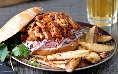 Fooled Pork Sandwich With Fries