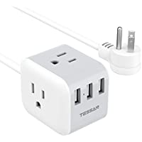 Tessan 6 in 1 Desktop Charging Cube with 3 Outlets 3 USB Ports only $10.99