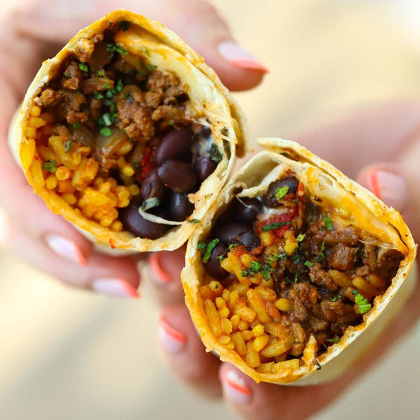 Easiest Ever Beef Burritos {30 Minute Meal}