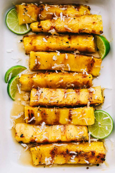 Grilled Coconut Lime Pineapple