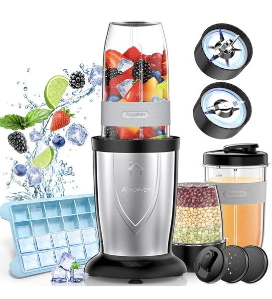 Bullet Blender for Shakes and Smoothies – $29.59 shipped {7 oz & 10 oz To-Go Cups, Ice Cube Tray, and 2 Blades!)