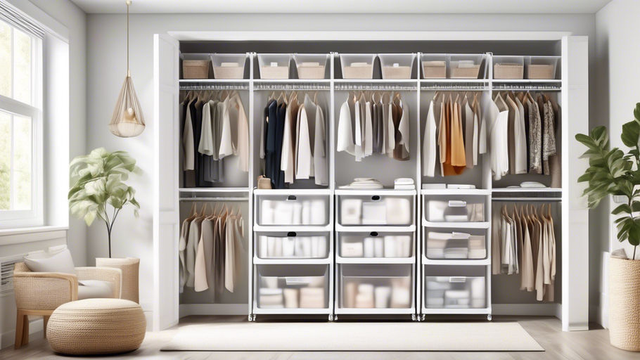 Declutter and Organize with Container Store Closet Shelves