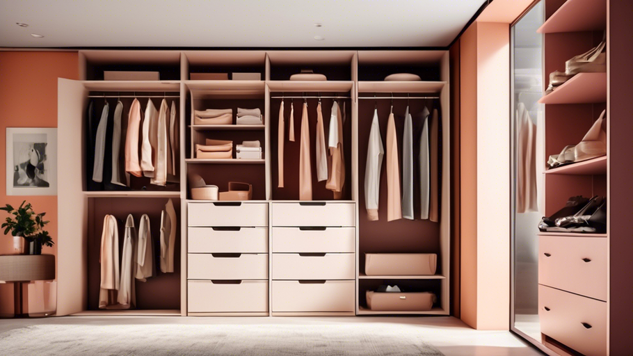 Towering Storage: Closet Drawers for Vertical Organization