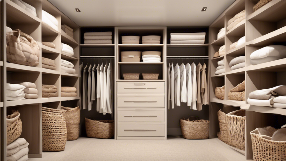 Tidy Closets: Baskets for Organization