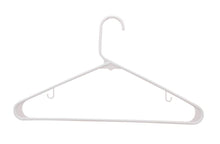 Load image into Gallery viewer, On amazon white plastic clothes hangers the best choice everyday standard suit clothe hanger target set bulk beauty closet room pack adult clothing drying rack dress form shirt coat hangers with j hooks