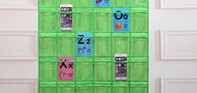 Load image into Gallery viewer, Latest lecent classroom pocket chart for cell phones business cards 36 pockets wall door closet mobile hanging storage bag organizer clear pocket
