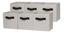 Load image into Gallery viewer, Foldable Cloth Storage Cube, Beige (4 or 6 pack)