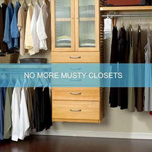 Load image into Gallery viewer, Exclusive zmfh 10 pack moisture absorber hanging bags no scent max odor eliminator 220g dehumidification bags for closets bathrooms laundry rooms pantries storage
