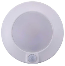 Load image into Gallery viewer, Try cloudy bay motion sensor ceiling light 120v cri90 10w 5000k bright day light 6 5 inch led flush mount round lighting fixture for garage walk in closet attic pantry wet location white finish 2 pack