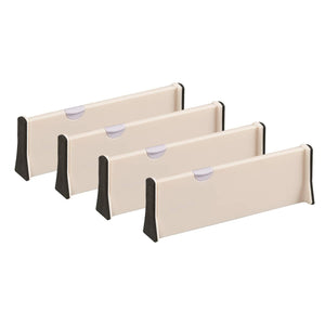 Related wlive drawer dividers 4 pack adjustable expandable dresser drawer organizers for bedroom bathroom closet office kitchen storage