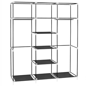 Shop here hello22 69 closet organizer wardrobe closet portable closet shelves closet storage organizer with non woven fabric quick and easy to assemble extra strong and durable extra space