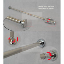 Load image into Gallery viewer, Buy szdealhola stainless steel extendable tension closet rod extender hanging pole retractable