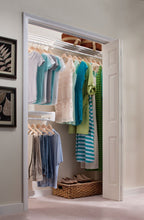 Load image into Gallery viewer, Get ez shelf diy closet organizer kit expandable to 12 2 ft of hanging shelf space white