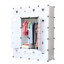 Load image into Gallery viewer, Discover the best unicoo diy 20 cube organizer cube storage bookcase toy organizer storage cabinet wardrobe closet deeper cube white