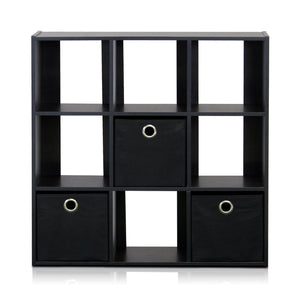 Furinno 9-Cube Organizer 13207EX/BK