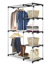 Load image into Gallery viewer, Discover whitmor double rod freestanding closet heavy duty storage organizer