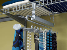 Load image into Gallery viewer, Amazon best closetmaid 78060 sliding tie belt rack for wire shelving satin chrome 1