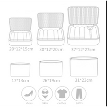 Load image into Gallery viewer, 6pce Oxford Cloth Suitcase Packing Cube Organizer