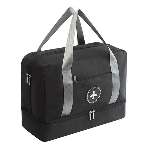 Casual Solid Color Travel Bags Two Layers Clothes Shoes Classification Tidy Pouch Luggage Packaging Cube Organizer Accessories